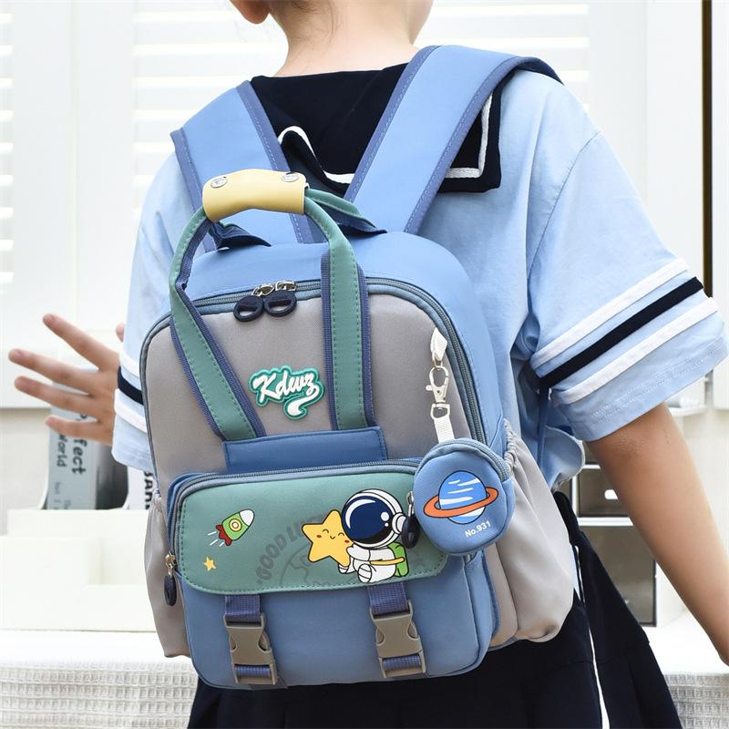 Kindergarten schoolbag 3-6 years old cute cartoon backpack travel baby high value backpack, student schoolbag