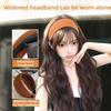 Hair Hoop Half Headband Wig Hairpieces Long Wavy Curly Hair  Party