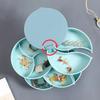 1pc Rotating Storage Box for Organizing Earrings, Rings, And Necklaces Made of Multi-Layer Plastic, Jewelry Boxes organizer box