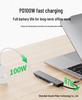 USB-C Hub 3.0 with One-Key Screen Off, 4K HD Casting, USB 3.2 10G Converter