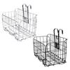 Metal Bicycle Cycling Foldable Bike Goods Front Rear Basket Bike Panniers Bike Basket Luggage Rack