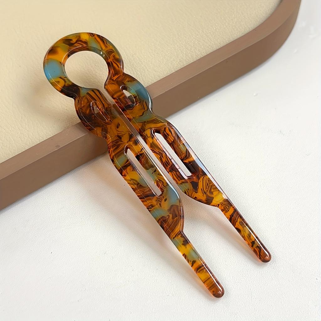 [Vintage Französische Haarnadeln] Vintage Französische Haarnadeln - U-förmige Haarspangen für Damen, Perfekt für Dutt & Hochsteckfrisuren, Instagram-tauglicher Retro-Stil