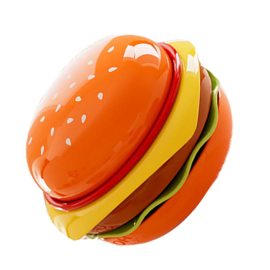 Dipschalen Stapelbar Hamburgerform Kunststoff Dipschalen für Sojasauce Kleiner Vorspeisenteller