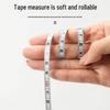 Compact 2M Soft Steel Tape Measure - High Precision Portable Pocket Ruler