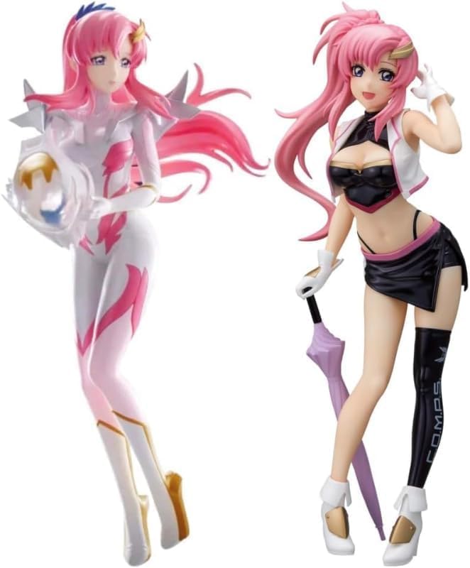 

Lacus Clyne Figures, Pilot Suit Ver. & Racing Ver. Mobile Suit Gundam SEED Freedom GLITTER & GLAMOURS, 2 Types, Official