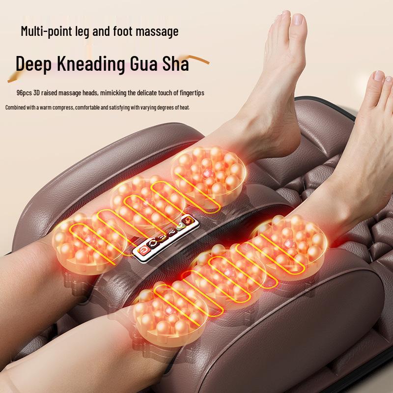 All-Body Multi-Function Electric Massage Mat: Neck, Shoulder, Back, Waist, and Cervical Spine Hot Compress Recliner