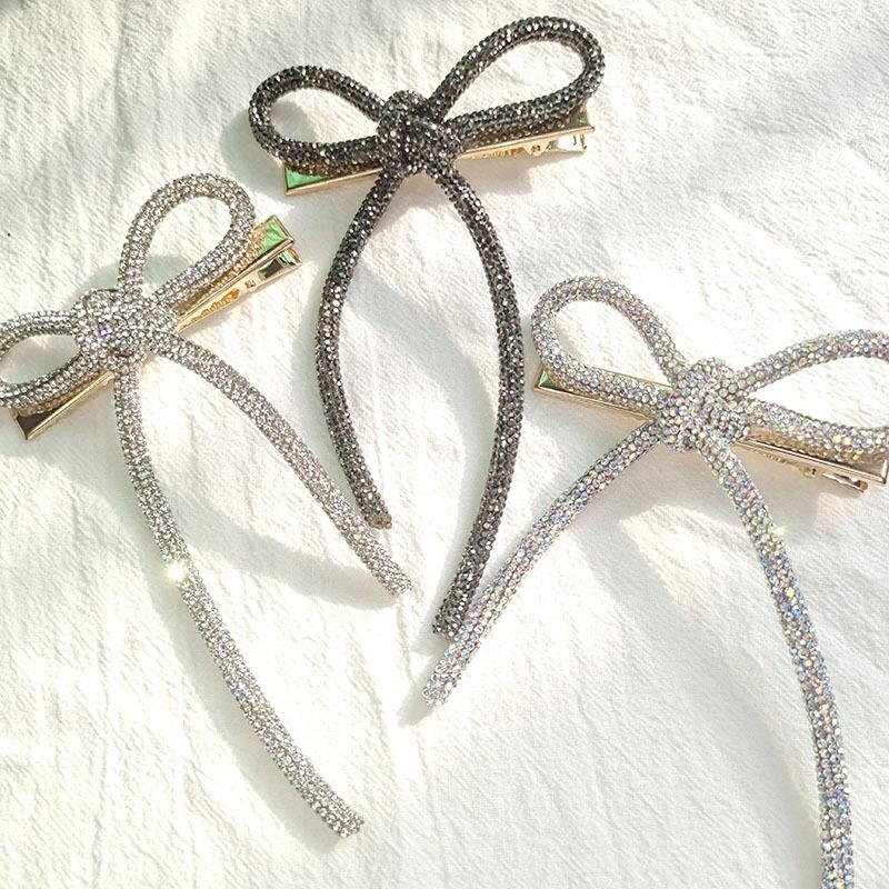 Simple Bowknot Brooches For Women Girls Blazer Accessories Elegant Bow Hair Clip Hair Accessories Gifts