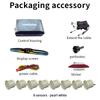 Voice Prompt 8-Probe Parking Sensor System 22mm 12V Reversing Radar Source Factory Car Parking Assistance Device