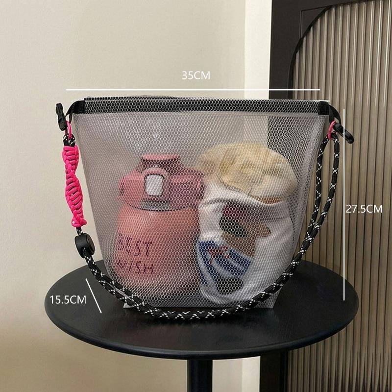 1Pcs Large Capacity Beach Gym Travel Tote Bag Waterproof Swim Bag With Dry Wet Separation Portable Toiletry Makeup Organizer