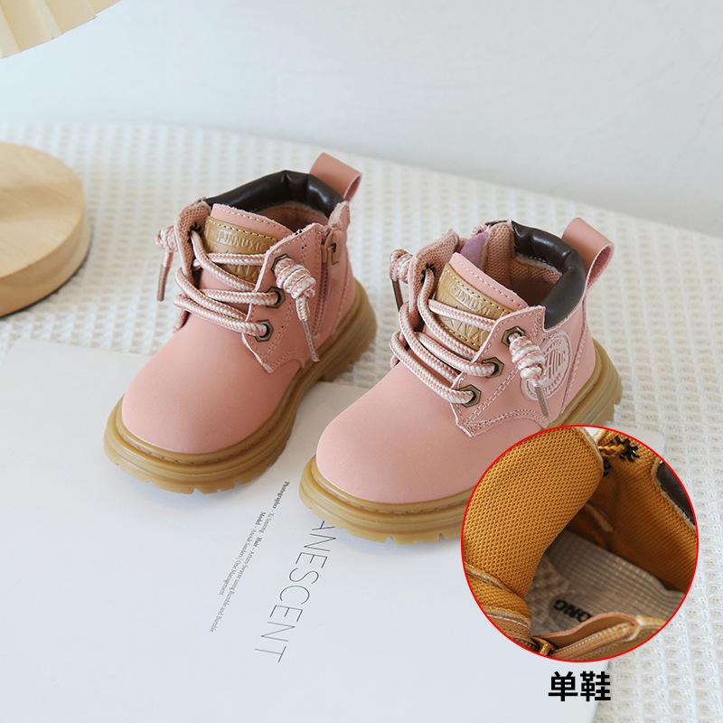 

Дитячі черевики-мартінси Британські шкіряні черевики Дитяче взуття Зимове взуття для дівчаток та малюків Флісове дитяче взуття Бавовняні черевики для хлопчиків factory order price 15-19 whole pieces (120 pairs)