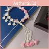 Chinesestyle Chic Alloy Beaded Bracelet For Women Vintage Floral Design Jewelry