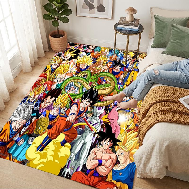 Dragon Ball Living Room Nonslip Area Rug Soft Carpet For Bedroom Game Playroom Sofa Office Home Decor Doormat Christmas Gift C9301297