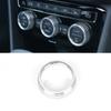 Auto Car AC Control Ring Trim Cover Car Interior Accessories For VW Tiguan Atlas T-roc Ateca FR Passat B8 Variant 2017-2019