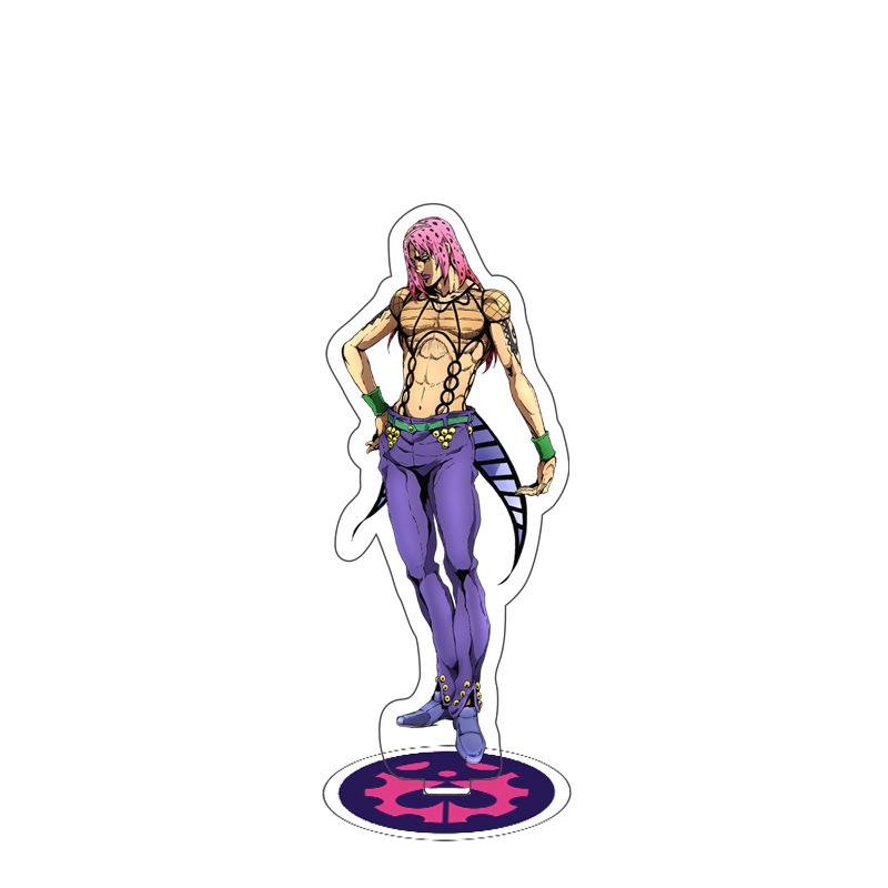 Spiel Anime Bizarre Adventure Golden Wind Modell Acryl Figur Stand Bemalt Schreibtisch Dekor Ornament Geschenk 15 cm
