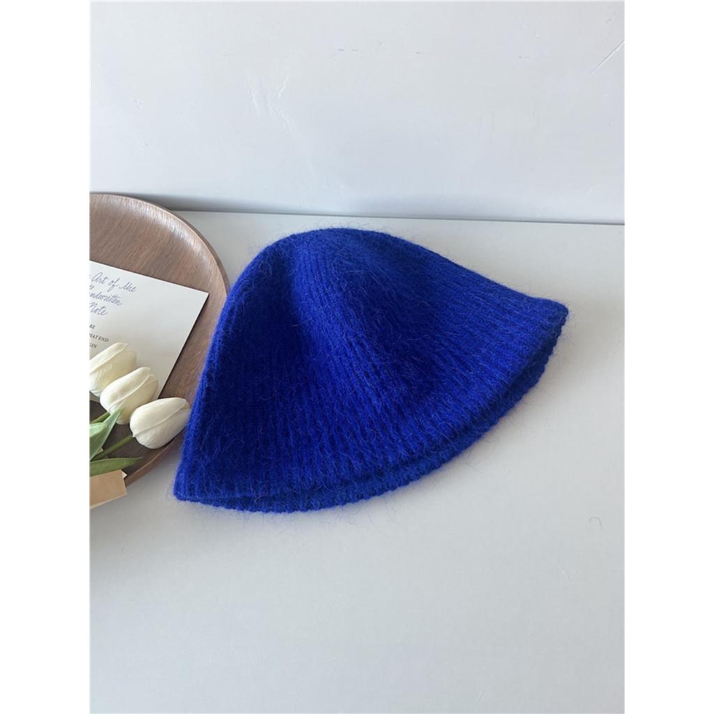 Soft Rabbit Hair Knitted Hat Winter Thickened Warm Wool Hat Hundreds Of Fisherman's Hat Cold Protective Ear Hat Women's Hat