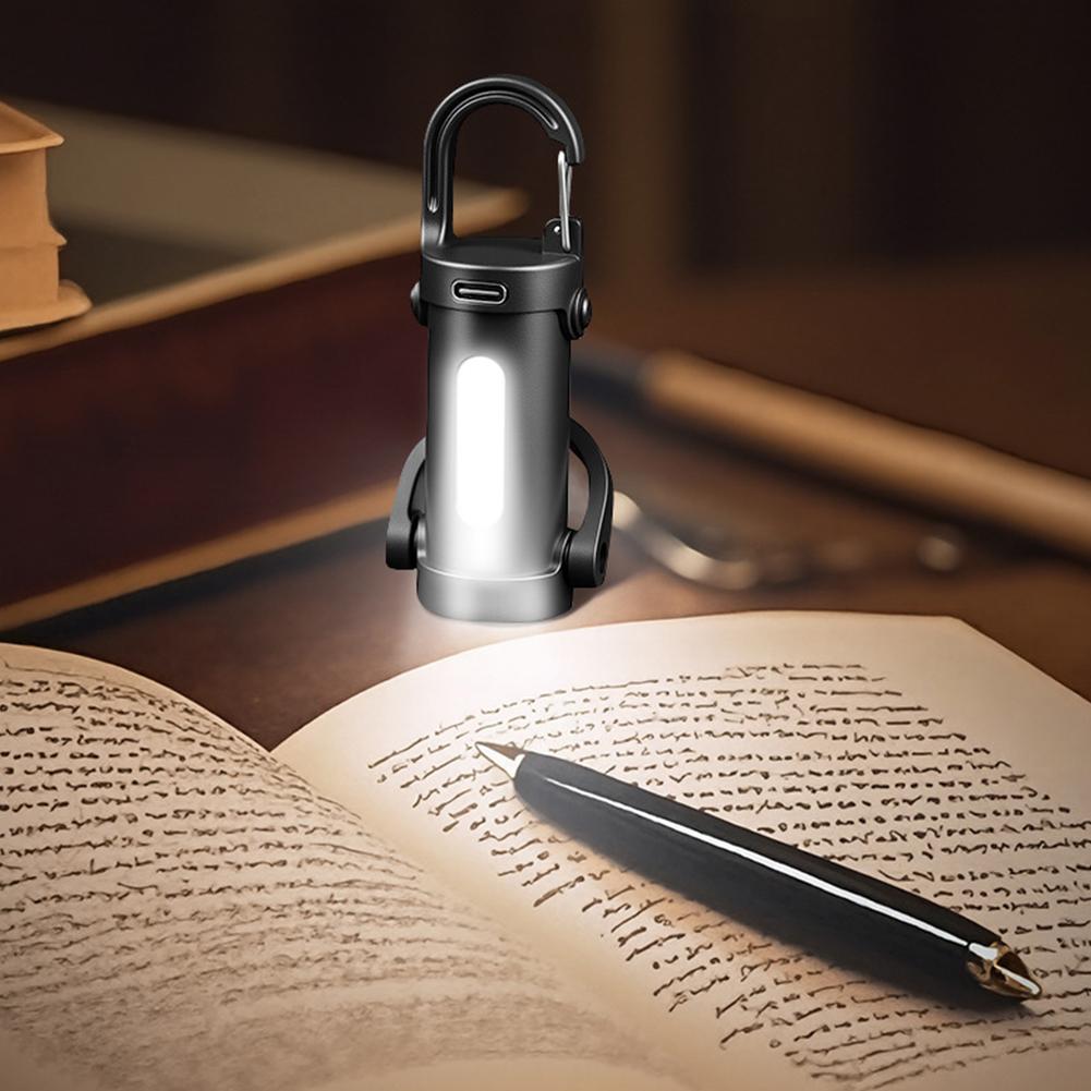 800LM Keychain Flashlight USB C Rechargeable Work Light for Auto Repair Emergency  IPX4 waterproof dustproof Mini Flashlight