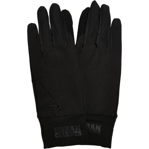 Urban Classics Mens Performance Wide Cuff Logo Gloves