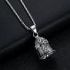 Vintage Ornament Motorcycle Bell Hanger Charm Riding Bell Necklace for Men Motorcycle Accessories Jewelry  Lucky Ornament