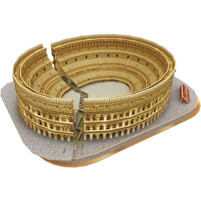 Puzzle 3D lumineux - Colisée - Jeu de construction - EXPLORA - 131 pièces - Dès 8 ans