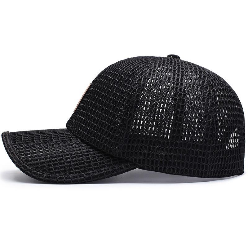 Manufacturer summer Korean version tide casual mesh baseball cap men and women with the same sun protection visor fishing cap