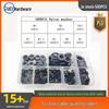 500-Piece Black Nylon Insulating Washer Set