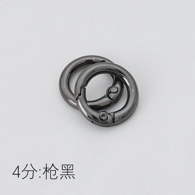 DIY Zinc Alloy Spring Ring, Key Ring, Metal Round Ring, Spring Ring, Round Pendant Buckle, Movable Opening Ring