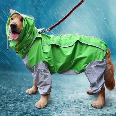 Psí pláštěnka Nepromokavá Psí kombinéza Dot Rain Cape Pro středně velké psy Bunda s kapucí Pet Rain Coat chubasquero para pererrors