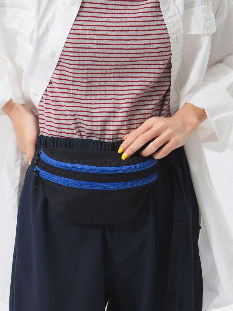 Beams Boy Campus Bag Waist Pack Women's Black Free