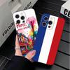 France Eiffel Tower Paris Soft Phone Case for iPhone 16 16E 17 Air 15 Pro Max 14 Plus 13 Mini 11 12 7 Black Cover Back Shell