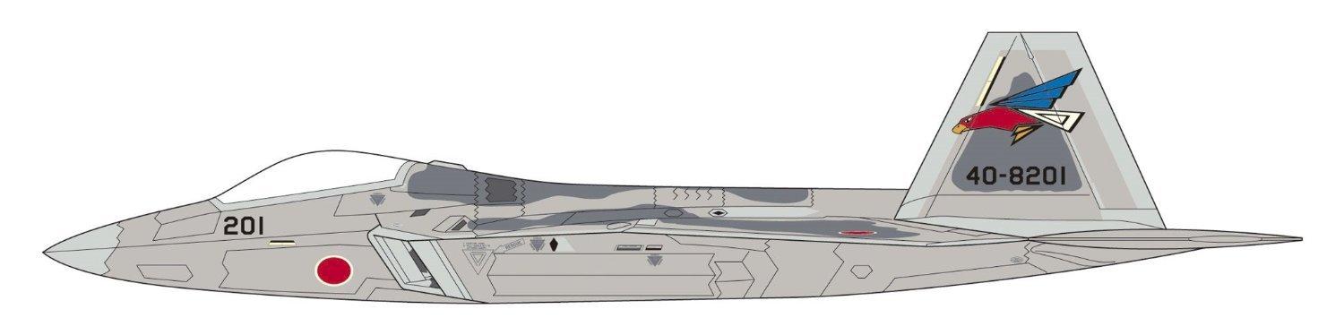 

Hasegawa Raptor ВВС Японии 02076 1/72 F-22 Самооборона