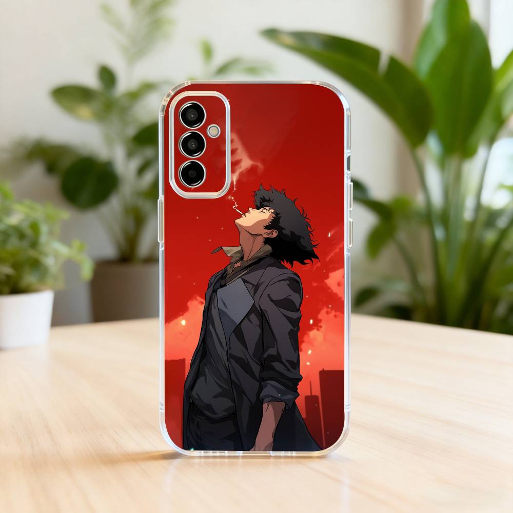 S-Spike C-Cowboy B-Bebop S-Spiegel-CB Phone Case For SamsungA10,12,20,21S,30,31,40,50,51,52,70,71 Transparent Cover Samsung a30 a20