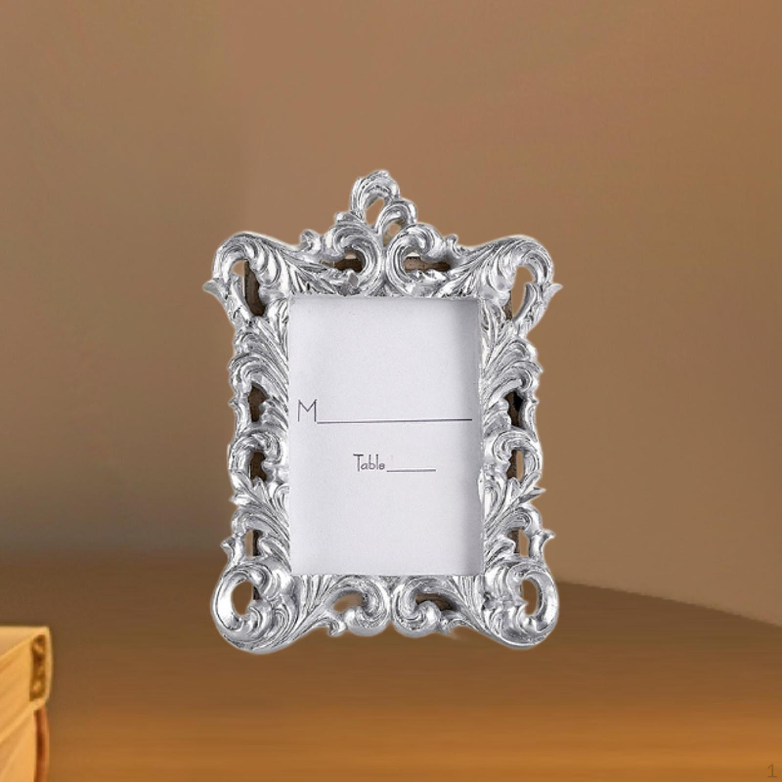 

Шикарная настольная фоторамка для свадьбы серебряный