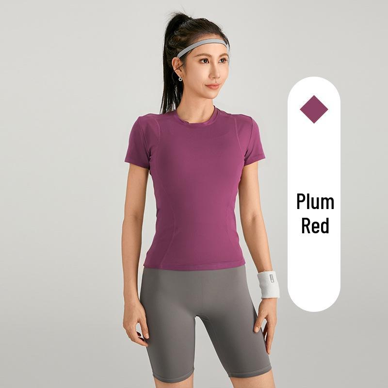 Women s Slim Fit Breathable Quick-Dry Yoga & Running T-Shirt M