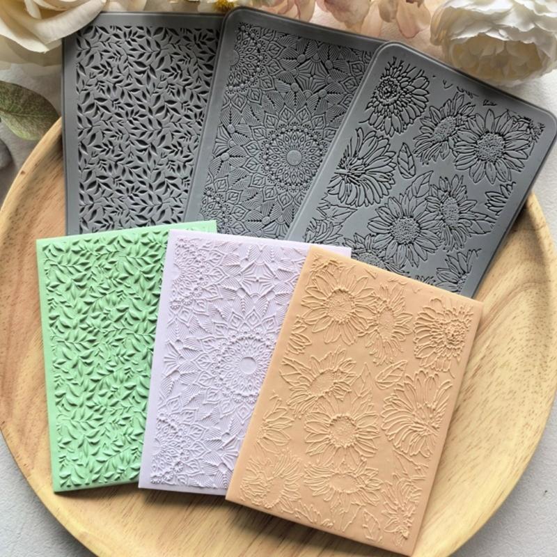 Silikon-Texturübertragungswerkzeug für künstlerische Polymer-Ton-Ohrringe und Schmuckherstellung