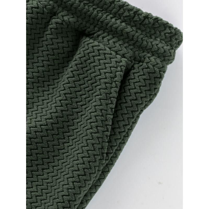 Autumn and Winter New Sweatshirt Pants Men's Casual Suit Polar Fleece Multi-pocket Multi-zipper