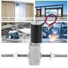 Worm Speed Reduction Motor Double Right Handed Coaxial M8 Shaft 2480 Gear Motor with Flange 24V(Speed Reduction Rate