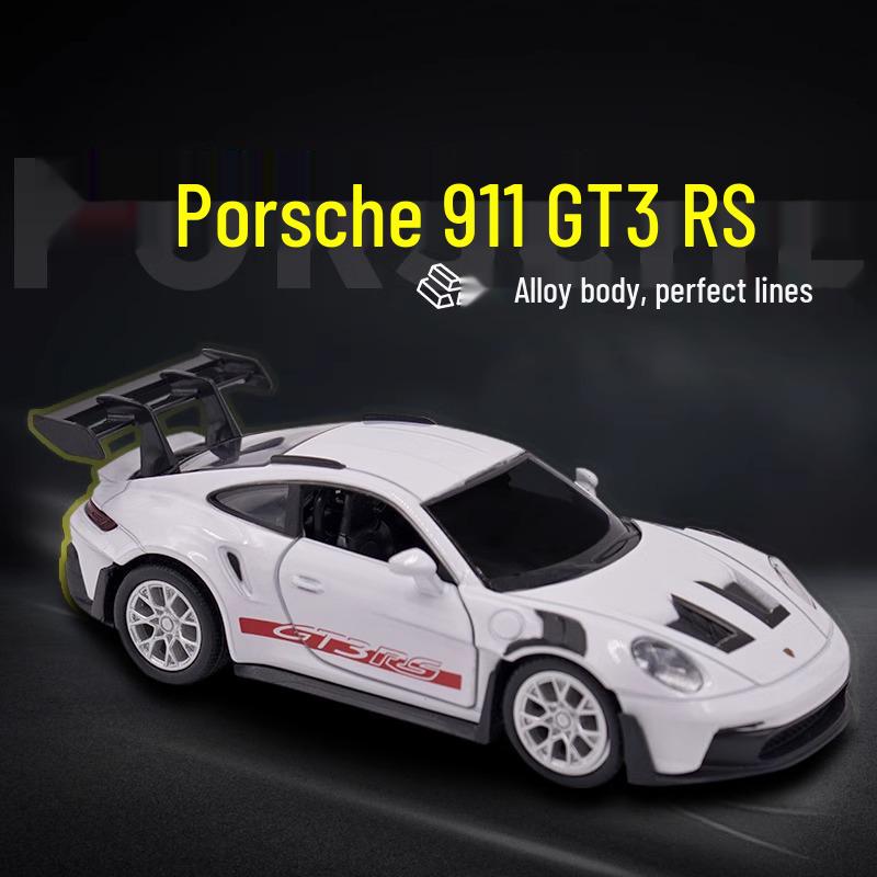 CH554071 911 GT3 RS Alloy Pull-Back Toy Car with Opening Double Doors
