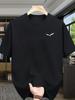 2026 Pure Cotton Light Luxury Shortsleeved Tshirt For Men And Women Summer Halfsleeved Loose And Trendy Tshirt Top