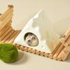 Cheese Hamster Nest Shelter Summer Cooling Ceramic House Villa Flower Branch Mouse Nest