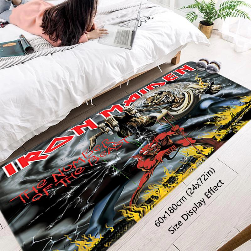 Corridor Doormat Heavy Rocks Metals Band Rugs Interior Foot Carpets Entrance Floor Mats Non-slip Yoga Rug Home Decor Prayer Mat