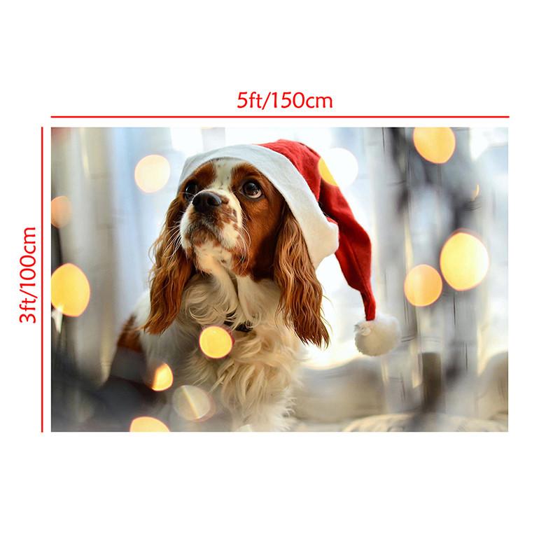 Pet Themed Christmas Photography Backdrop,Party Banner,Wall Decor,for Parties Backdrops,Holiday Decor,Photo Studio