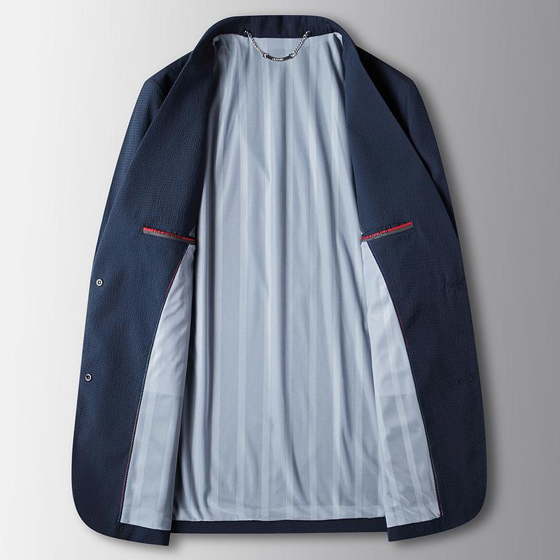 Spring and Autumn Thin Quality Single West Middle-aged and Young Light Luxury Business Convenience Windproof Jacket