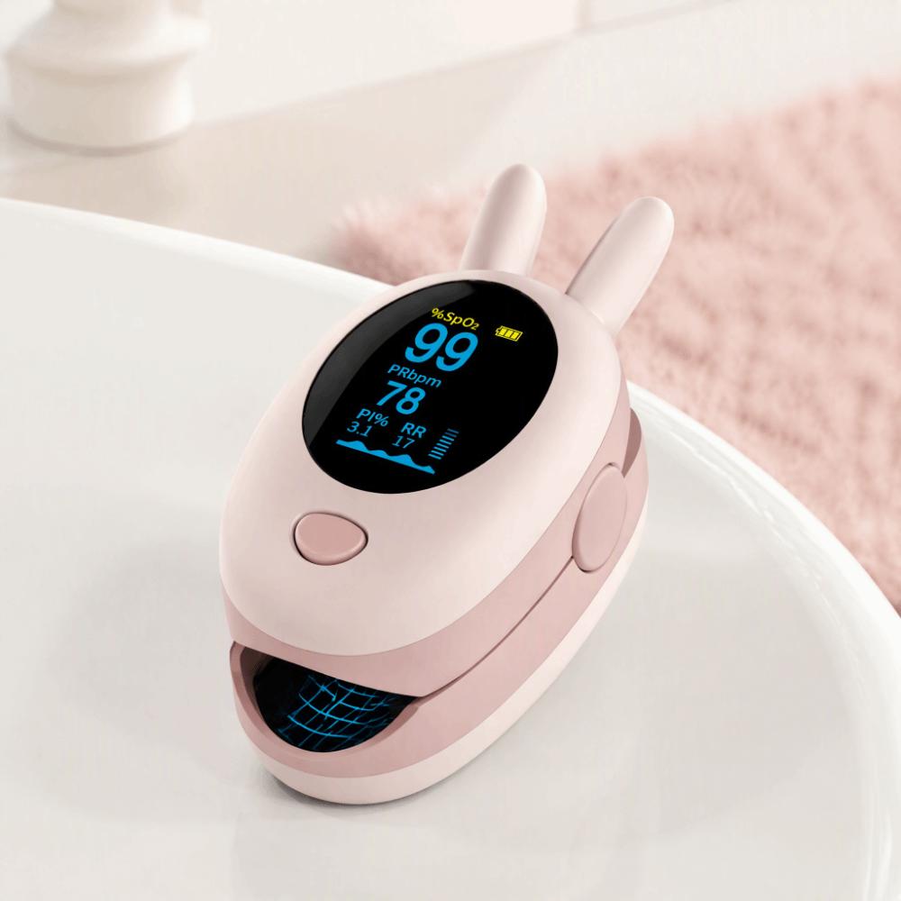 Rechargeable Pulse Oximeter Clip-Type Design Finger-Clip Oximeter Health Tracking