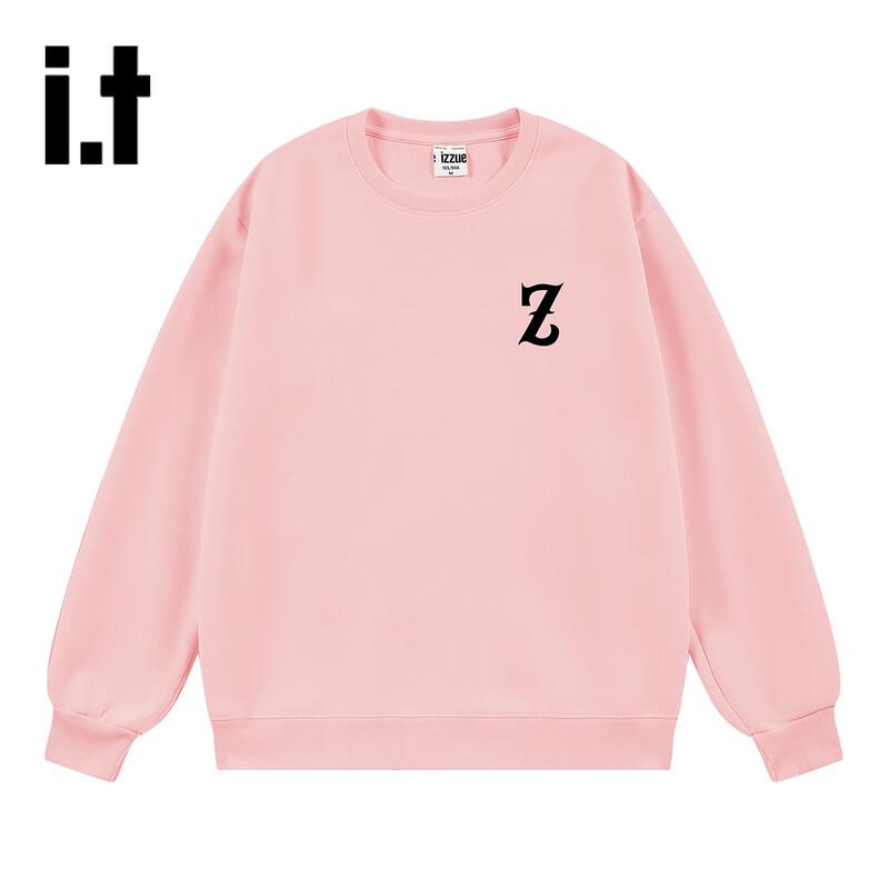 izzue Unisex Retro Letter Print Pullover Sweatshirt