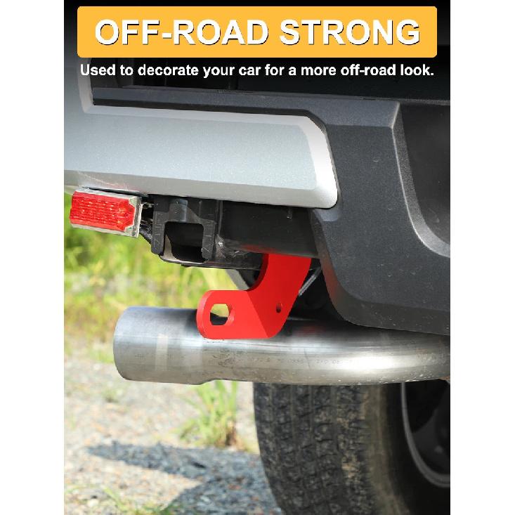 Car Rear Bumper Tow Hook Carbon Steel Rear Frame Side Trailer Hook Towing Bar Kit Car Accessory For Toyota Tacoma N400 2024-2026