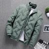 White Duck Down Autumn and Winter Stand Up Collar Down Jacket for Men, Versatile and Warm, Lightweight and Flip Collar Down Jacket
