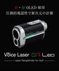 Shot Navi VoiceLaser GR Leo Golf Laser Distance Meter with OLED Made In 6x Elevation Rechargeable (Black) Dual-Color Green/Red Display, Ultra-Fast