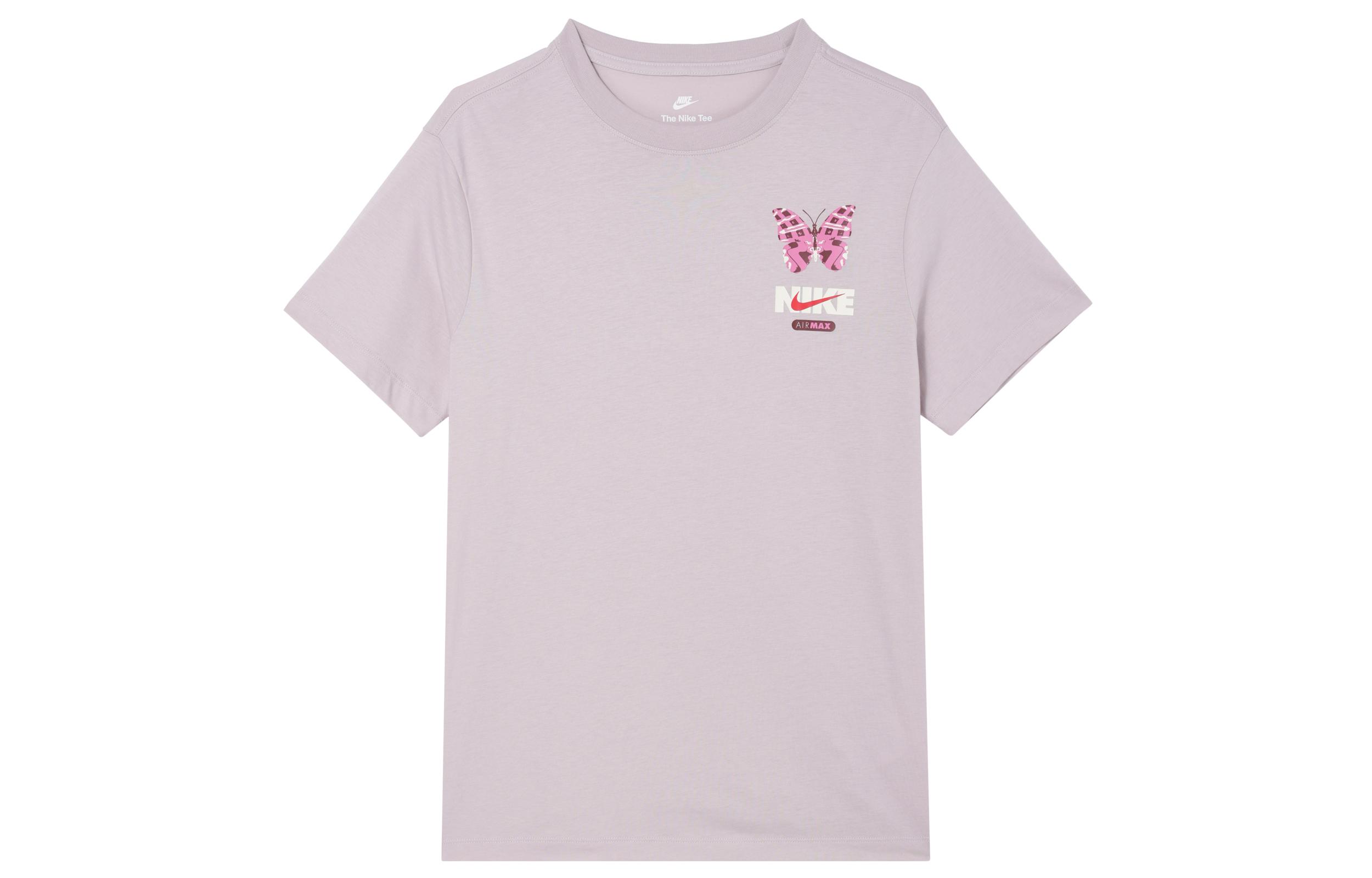 Nike T Shirt Women s Gray Purple FQ8874-019 M