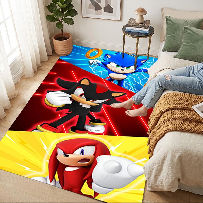 Sonic Heroes Living Room Nonslip Area Rug Soft Carpet For Bedroom Game Playroom Sofa Office Home Decor Doormat Christmas Gift C922468