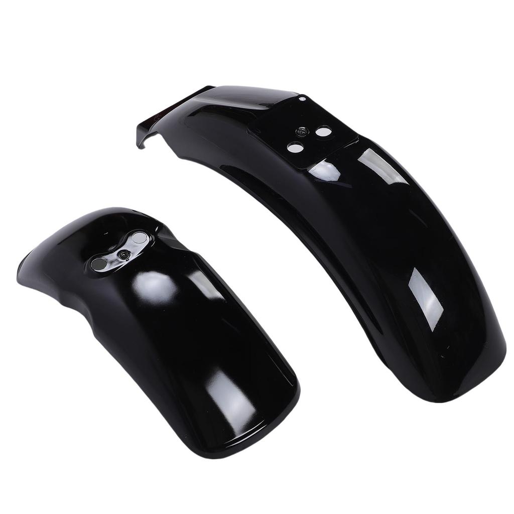 Motorcycle Front Rear Mudguard Protector Set Gloss Black Replacement for Monkey Gorilla Bikes Z50 Z50A Z50J Z110 Z125